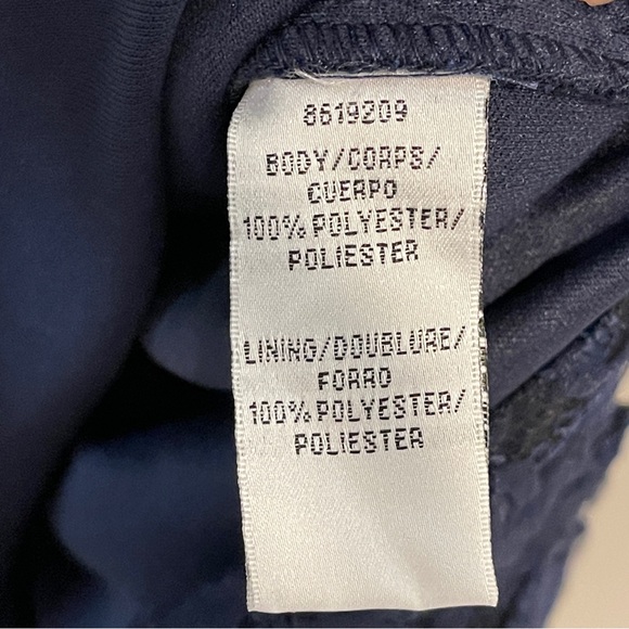 JS Collections Women's Scarlett Wrap Tea Length Dress Size 6 Navy Lace NWOT - Picture 8 of 9